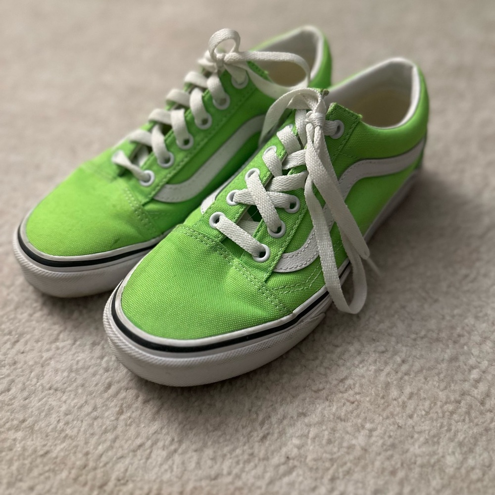 Vans Neon Green Sneakers